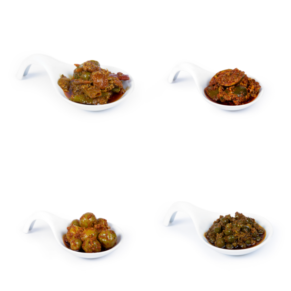 Sample Pack of Pickles | 4 Flavors in 100g Jars