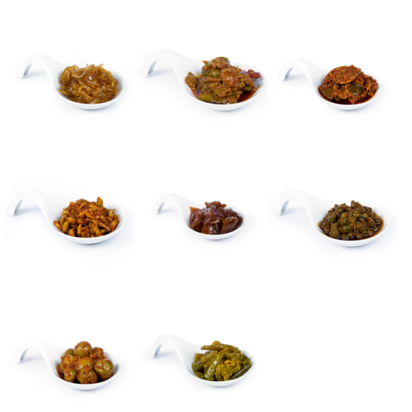 Sample Pack of Pickles | 8 Flavors in 100g Jars
