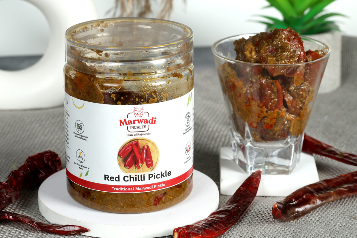 Stuffed Red Chilli Pickle